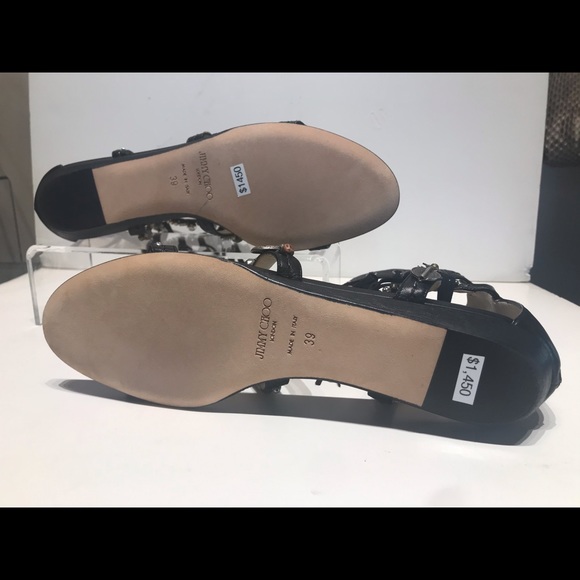 Jimmy Choo flat gladiator sandal with fringe - Picture 3 of 4